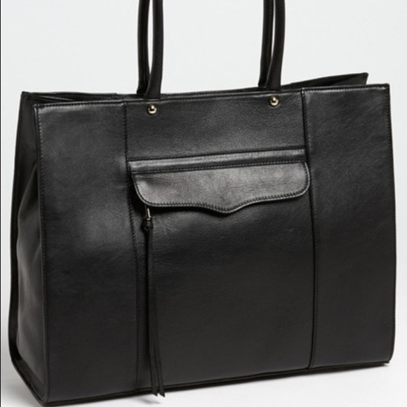 Rebecca Minkoff Large MAB Saffiano Leather Shoulder Purse Tote Bag - Picture 2 of 16